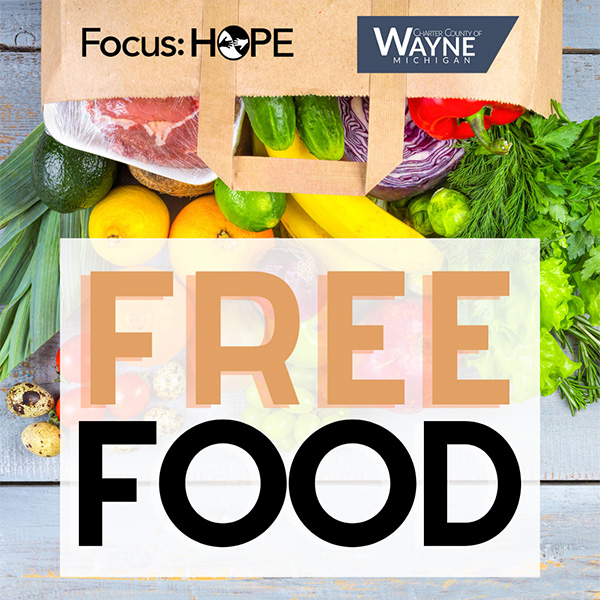 Focus HOPE Free Food Event Logo