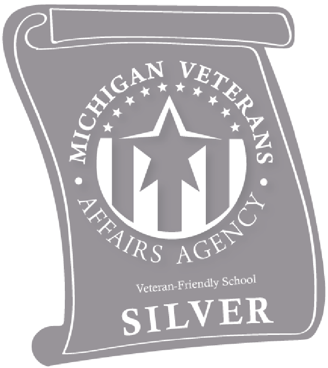 الجائزة الفضية لوكالة شؤون المحاربين القدامى في ميشيغان للمدرسة الصديقة للمحاربين القدامى