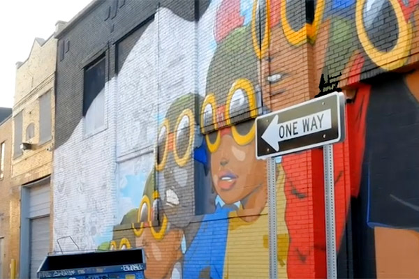 Arte callejero en Detroit